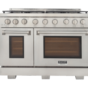Kucht KFX480 48" Professional Gas Range with 7 Sealed Burners and Convection Oven with NG & LP Options New