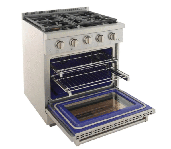 Kucht KFX300 30" Professional Gas Range with 4 Sealed Burners and Convection Oven with NG & LP Options New - Image 7