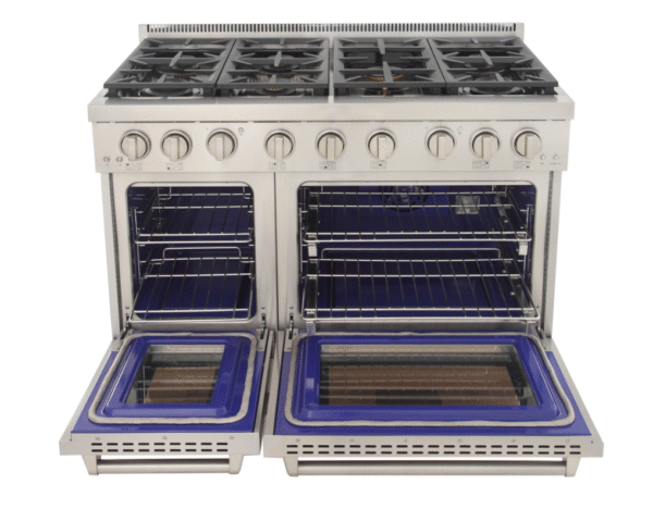 Kucht KFX480 48" Professional Gas Range with 7 Sealed Burners and Convection Oven with NG & LP Options New - Image 14