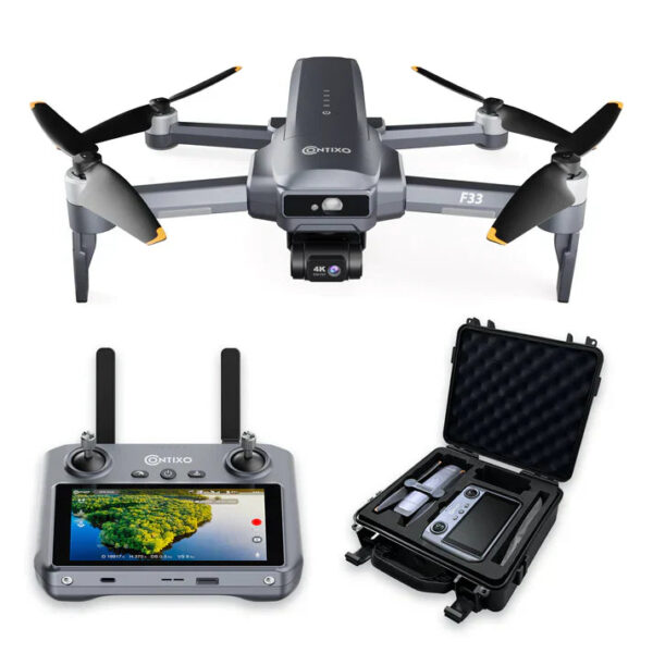 Contixo F33 Drone 4K UHD Camera Laser Obstacle Avoidance 2-Axis Gimbal GPS Control New - Image 2
