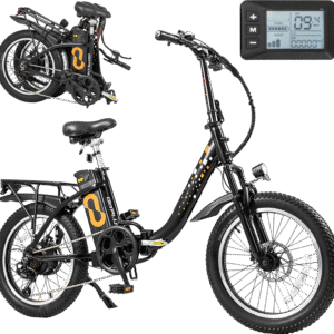 Costway Folding Electric Bike with 20" Fat Tires 750W 30 MPH 44 Mile Range New