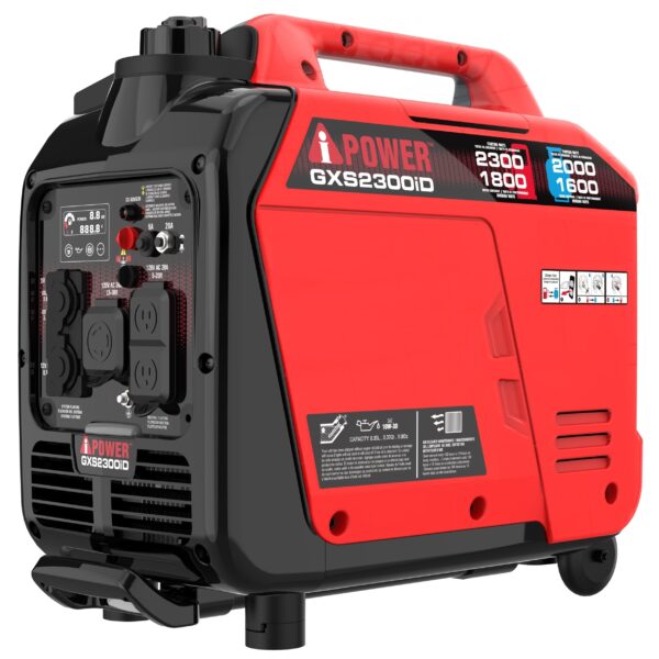 A-iPower GXS2300iD 1800W/2300W Generator Dual Fuel Gas Propane Low THD Inverter CO Alert New - Image 3
