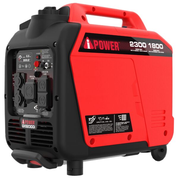 A-iPower GXS2300i 1800W/2300W Generator Gas Low THD Inverter CO Alert New - Image 3