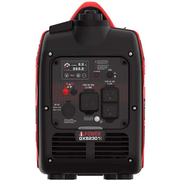 A-iPower GXS2301i 1800W/2300W Generator Gas Low THD Inverter CO Alert New - Image 4