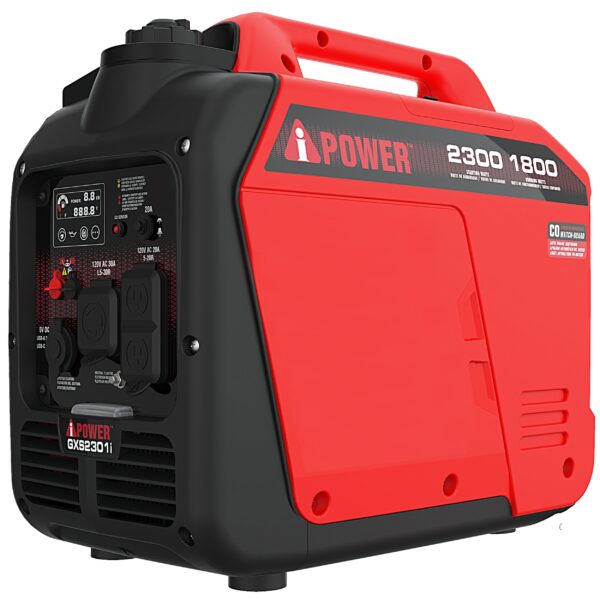 A-iPower GXS2301i 1800W/2300W Generator Gas Low THD Inverter CO Alert New - Image 2