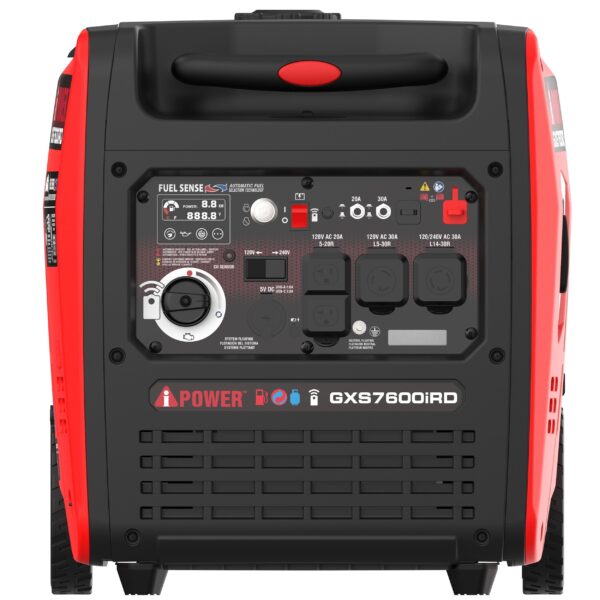 A-iPower GXS7600iRD 6100W/7600W Generator Dual Fuel Gas Propane Low THD Inverter CO Alert New - Image 5