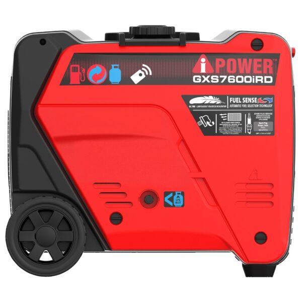 A-iPower GXS7600iRD 6100W/7600W Generator Dual Fuel Gas Propane Low THD Inverter CO Alert New - Image 2