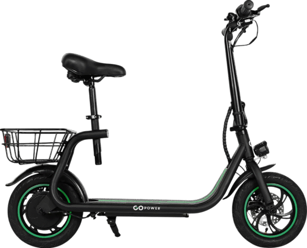 GoPowerBike GoFlow Electric Scooter 350W 15 MPH 18 Mile Range RFB