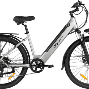 GoPowerBike GoVelo Electric Bike Step-Through Frame 750W 50 Mile Range 20 MPH New