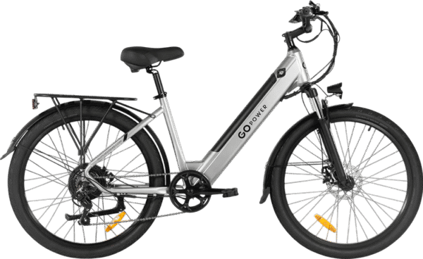 GoPowerBike GoVelo Electric Bike Step-Through Frame 750W 50 Mile Range 20 MPH New