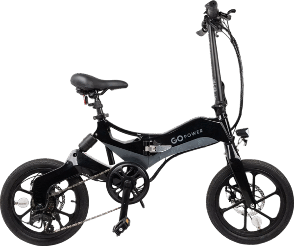 GoPowerBike GoKlik Electric Bike Foldable 350W 30 Mile Range 16 MPH New