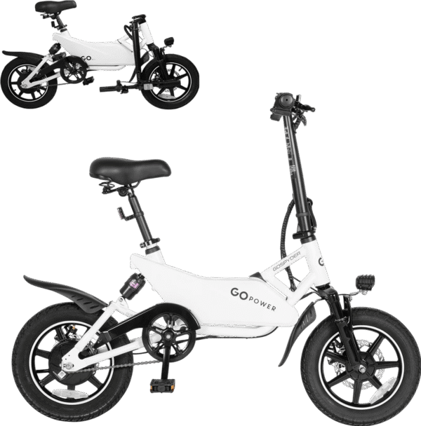 GoPowerBike GoSpyder Mini Electric Bike 350W 30 Mile Range 16 MPH RFB