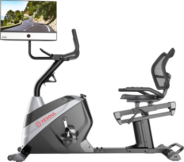 Yesoul J1M Plus Exercise Bike with 21.5" Screen Adjustable Resistance Indoor Fitness New
