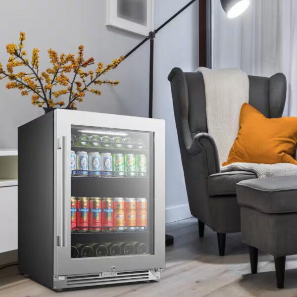 Lanbo LP54BC Beverage Refrigerator 24" 118-Cans 1-Door Design New - Image 2