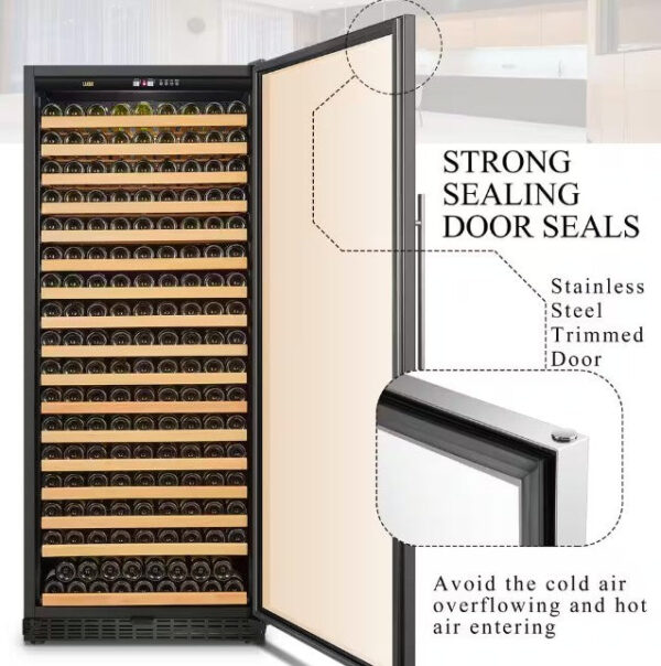 Lanbo LW321S Wine Refrigerator Single Zone 32" 289-Bottle 1-Door Design New - Image 6
