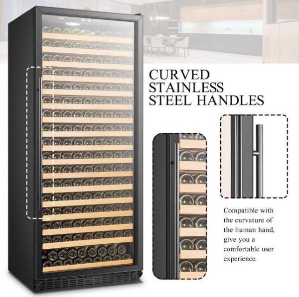 Lanbo LW321S Wine Refrigerator Single Zone 32" 289-Bottle 1-Door Design New - Image 4