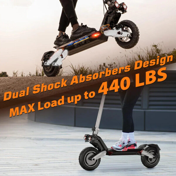 Circooter Raptor Pro Electric Scooter Dual-Motor 28 MPH 31 Mile Range 1600W New - Image 4