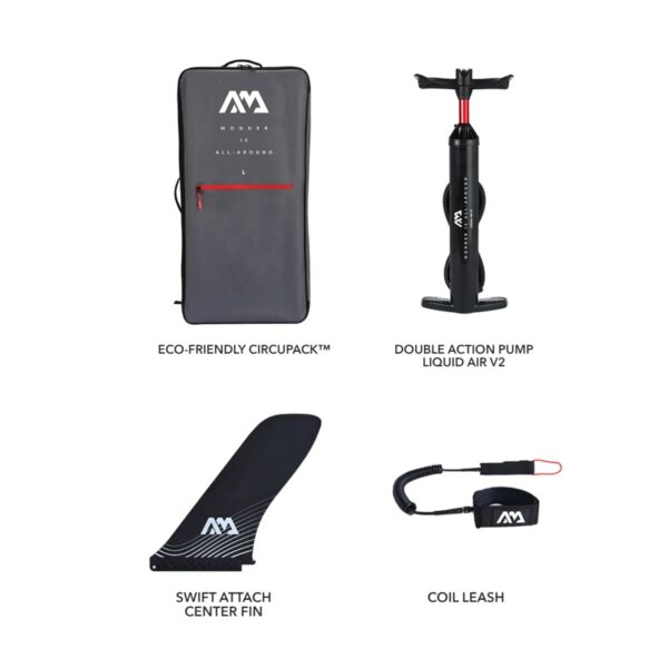 Aqua Marina Hyper 11'6" or 12'6" Inflatable Stand Up Paddle Board Touring Series New - Image 9