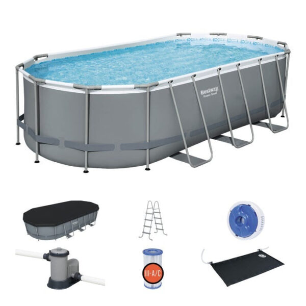Bestway Power Steel 18' X 9' X 48" Above Ground Pool Set - Image 5