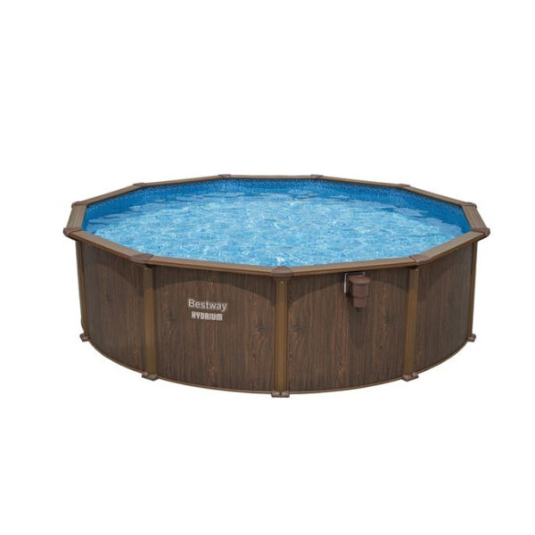 Bestway Hydrium Steel Wall Above Ground Pool Set Round 16' X 52"