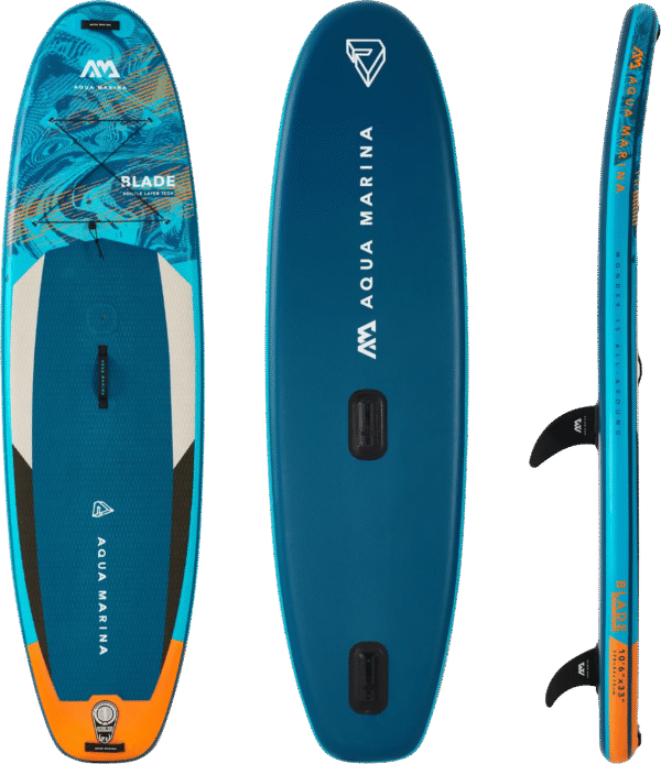 Aqua Marina BT-22BL Blade 10'6" Inflatable Stand Up Paddle Board Windsurf Series New