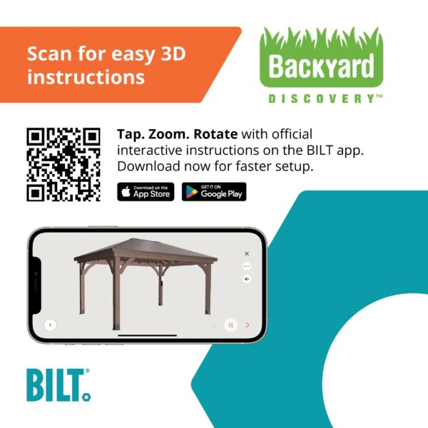 Backyard Discovery 16×12 Barrington Gazebo - Image 7