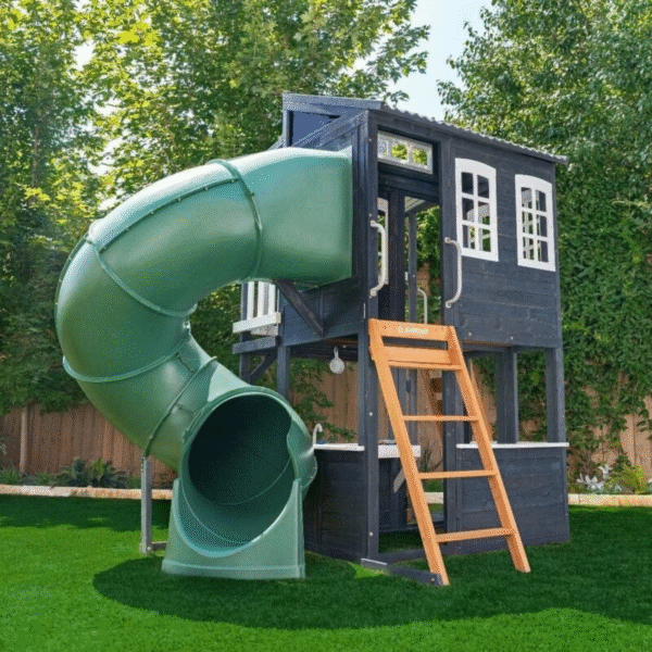 Kids Kidkraft Cozy Escape Playhouse In Navy Installation Included - Image 5