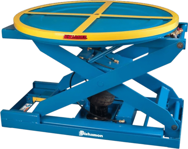 Bishamon EZ Loader Pallet Positioner Pneumatic Self-Leveling Table 4000 Lbs Load New