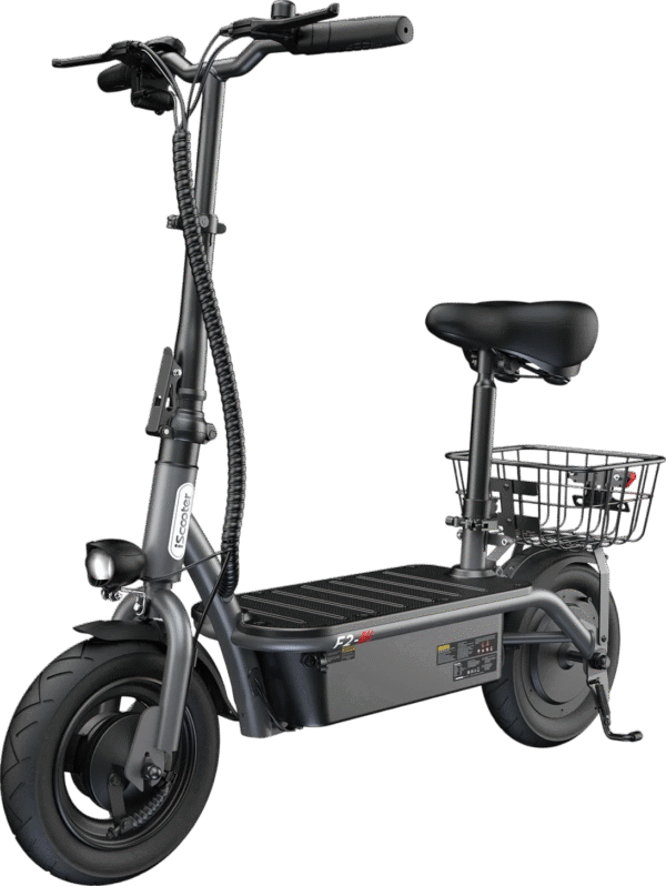 iScooter F2 Electric Scooter with Seat 500W 36V 19 MPH 18 Mile Range New