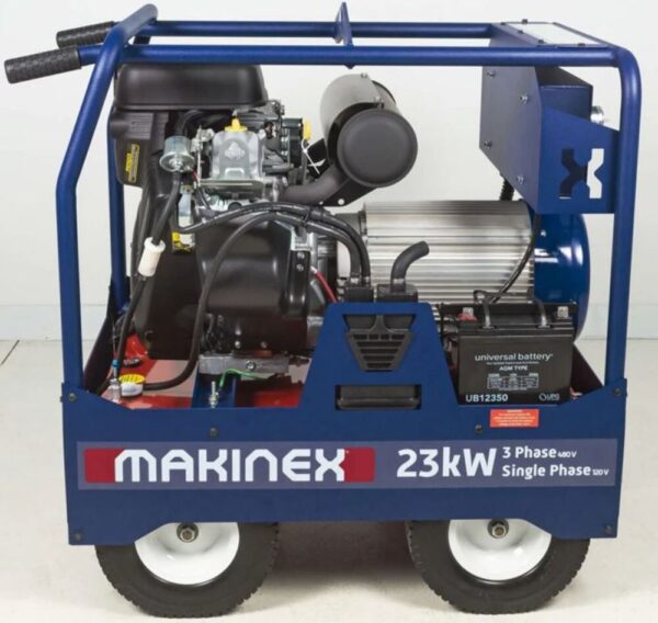 Makinex 23000W/24100W Generator 120V/480V Dual Phase Gas Vanguard Engine Electric Start New - Image 4
