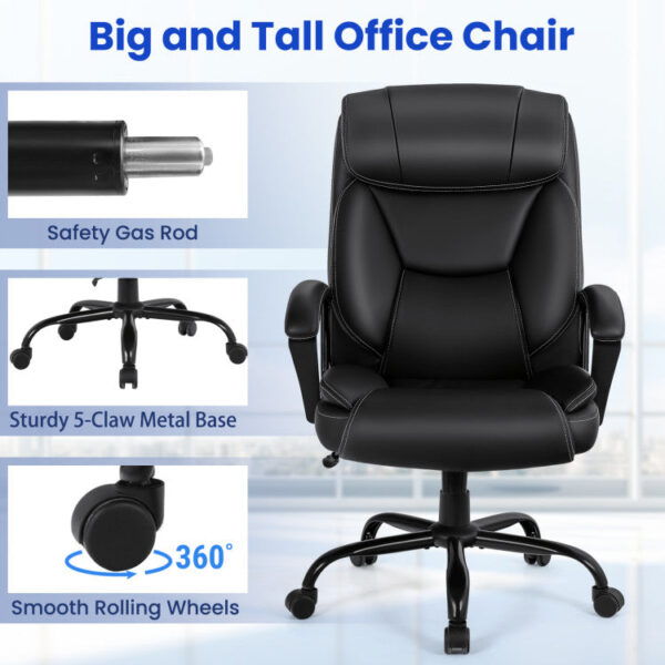 Costway Massage Executive Office Chair with 6 Vibrating Points New - Image 8