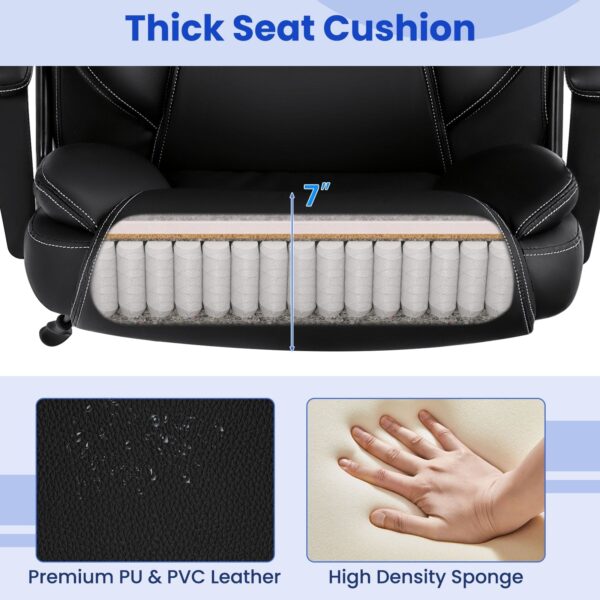 Costway Massage Executive Office Chair with 6 Vibrating Points New - Image 7