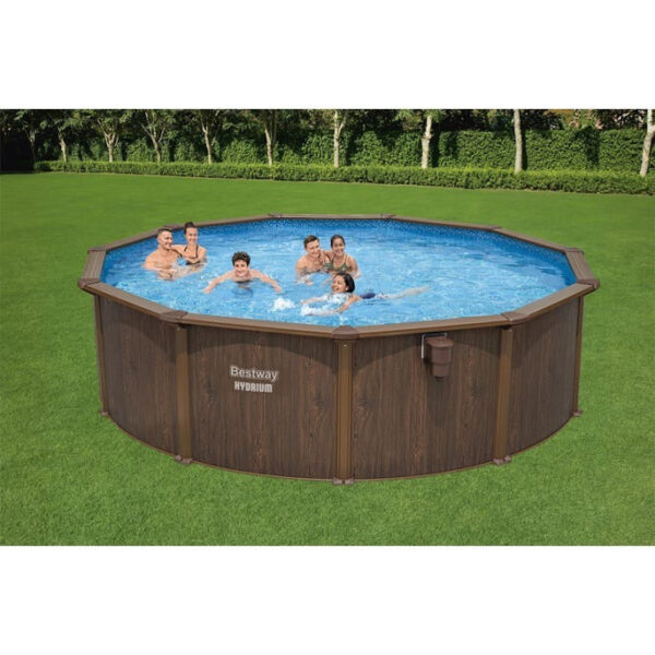 Bestway Hydrium Steel Wall Above Ground Pool Set Round 16' X 52" - Image 8