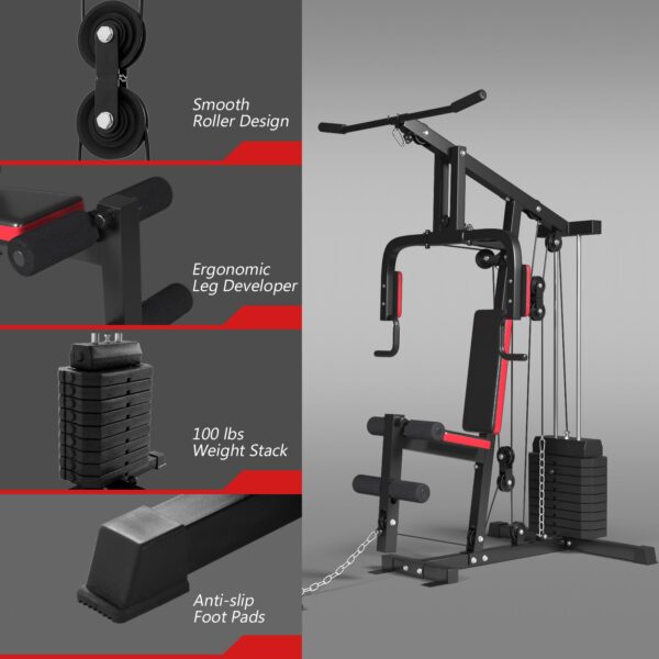 Costway Multifunction Cross Training Workout Machine New - Image 4