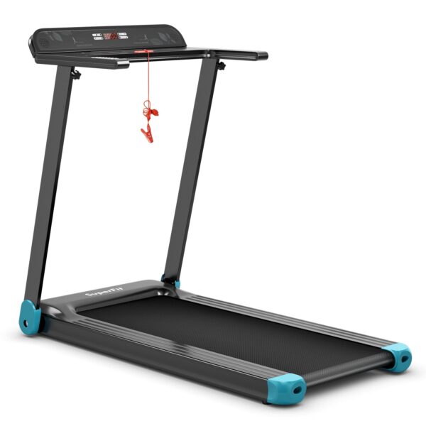 Costway Folding Treadmill with App Control Speaker and 12 Presets New - Image 4