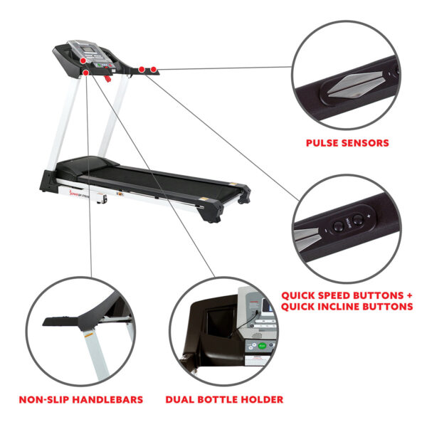 Auto Incline Treadmill w/ Speakers, Bluetooth, and Phone Function - Image 7