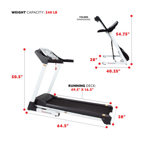Auto Incline Treadmill w/ Speakers, Bluetooth, and Phone Function - Image 9