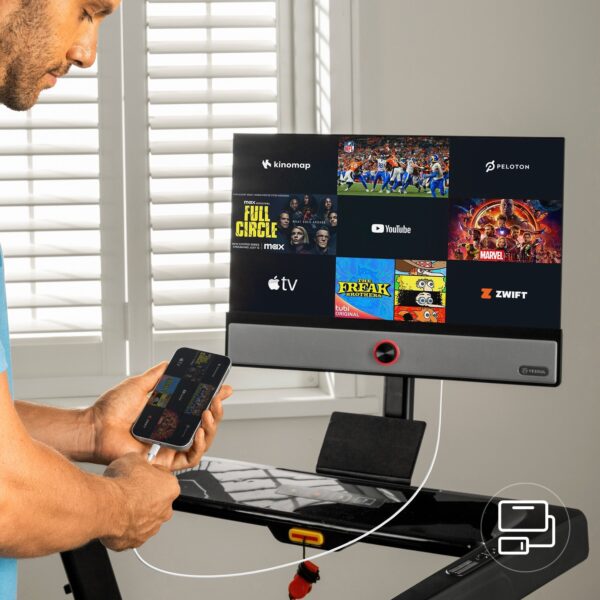 Yesoul T1M Plus Treadmill Foldable with 21.5" Screen Indoor Fitness New - Image 2